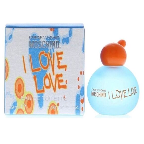 MOSCHINO - NWT - Two Mini Bottles of "Cheap & Chic I Love Love" Eau de Toilette - Picture 12 of 13